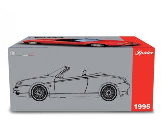Alfa Romeo Spider 2.0 T.Spark 16V 1995 GRIGIO CHIARO MET. Laudoracing 1:18 Resinemodell (Türen, Motorhaube... nicht zu öffnen!)